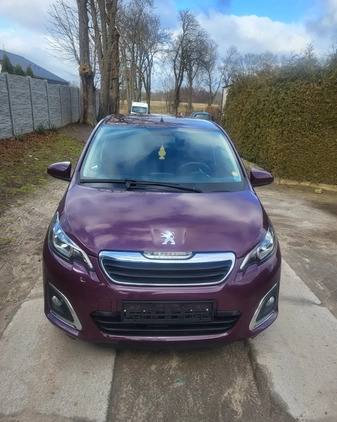 Peugeot 108 cena 22500 przebieg: 132700, rok produkcji 2014 z Bieruń małe 92